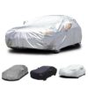 Heavy Duty Waterproof Full Car Cover All Weather Protection Outdoor Indoor Use UV Dustproof for Auto,SUV,Sedan