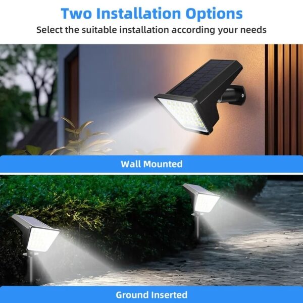 Solar Lights Outdoor, 4 Pack Waterproof LED Lights for Outdoor Decor Yard Garden Landscape Pathway