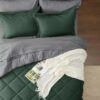 Light Purple Queen Comforter Set - 7 Pieces Reversible Queen Bed in a Bag, Queen Bed Set Light Purple and Grey with Comforters, Sheets, Pillowcases & Shams