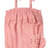 By Gerber Baby Girl Bubble Romper with Flutter Sleeves, Sizes 0/3 Months - 24 Months