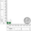 Gem Stone King 925 Sterling Silver Oval Cabochon White Simulated Opal Earrings for Women (2.10 Cttw, Oval 8X6MM)