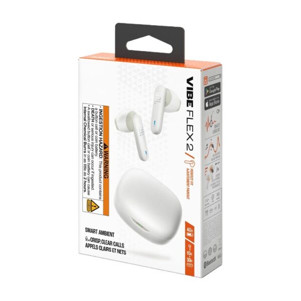 JBL Vibe Flex 2 - True Wireless Earbuds - White