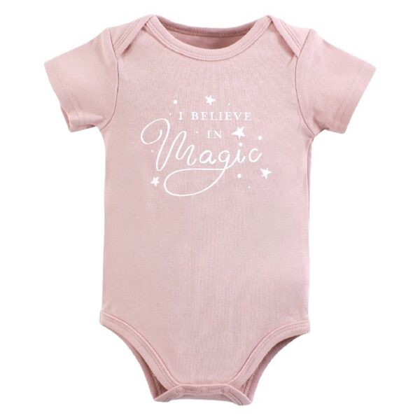 Short Sleeve Bodysuits, 5-Pack, Newborn- 24 Months