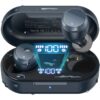 T12 in-Ear Wireless Earbuds Bluetooth 5.3 Headphones with 32EQ Mode,Stereo Bass Bluetooth Earbuds with ENC Noise Cancelling Mic,55H Play,IPX8 Waterproof,Wireless Charging for Home,Sports,Travel