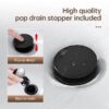 Kede Waterfall Faucet Bathroom Faucet Single Handle One Hole Oil Rubbed Bronze Finish Large Spout Lavatory Faucets (ORB2)