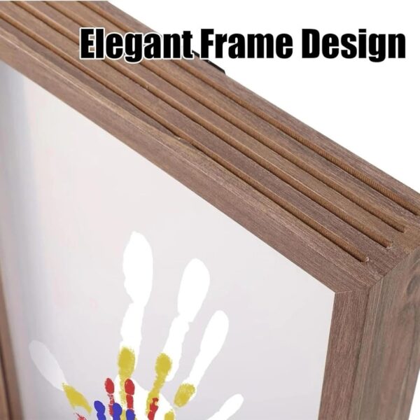 Lolynie Family Handprint Kit,Diy Craft Keepsake,Hand Print Photo Frame,Family Gifts For New Mom,New Baby,New Parents,Grandparents,Mother'S Day,Father'S Day,Adoption Day,Anniversary,1 Set