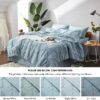 Dorm Bedding Twin Comforter Set - 5 Pieces Pintuck Bed in A Bag with Comforters, Sheets, Pillowcases & Shams