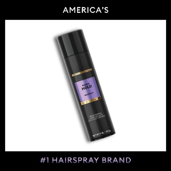 (3 pack) Hairspray Freeze Hold for 24-Hour Frizz Control and All-Day Humidity Resistance, 11 oz