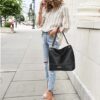 Hobo Bag Purses and Handbags for Women Top Handle Handbags with Zipper
