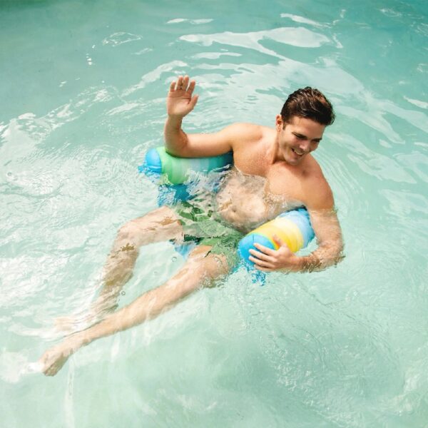 Shaka Sling XL Pool Float, Doubled-Sided Mesh, Quick Draining Fabric, No Inflation Needed, Sweet Shells Berry