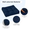 2 PCS 21'' x 21'' Patio Chair Seat Cushion Pads Indoor/Outdoor Turquoise