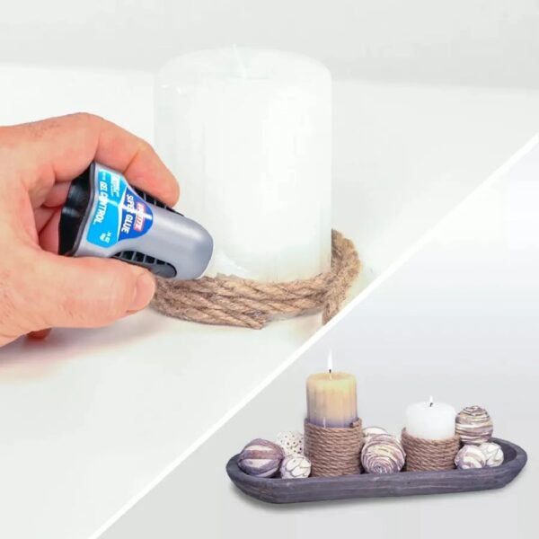 (6 pack) Super Glue Gel Control, Pack of 1, Clear 4 g Bottle