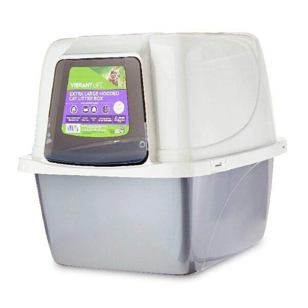 Life Extra Large Hooded Enclosed Cat Litter Box
