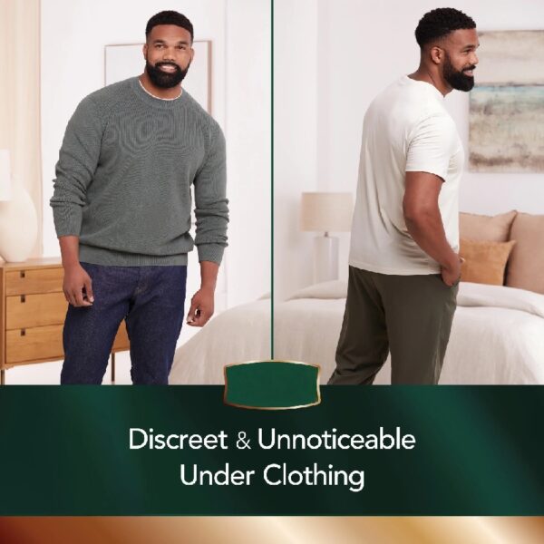(2 pack) Real Fit Incontinence Underwear for Men, Adult Diapers, L/XL, Grey, 12 Count