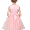 Flower Girls Dress Blue Belted Wedding Party Bridesmaid 12