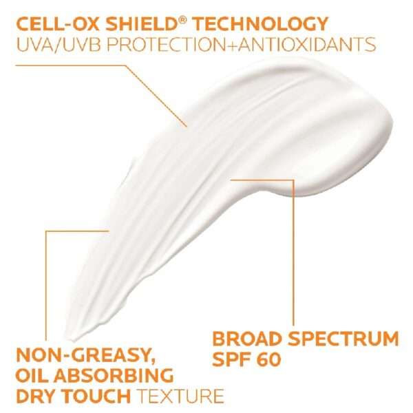Anthelios Clear Skin SPF 60 Dry Touch Sunscreen, 1.7 fl oz