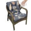 42” x 21” Hawaii Back Chair Outdoor Seating Cushions, Durable Polyester