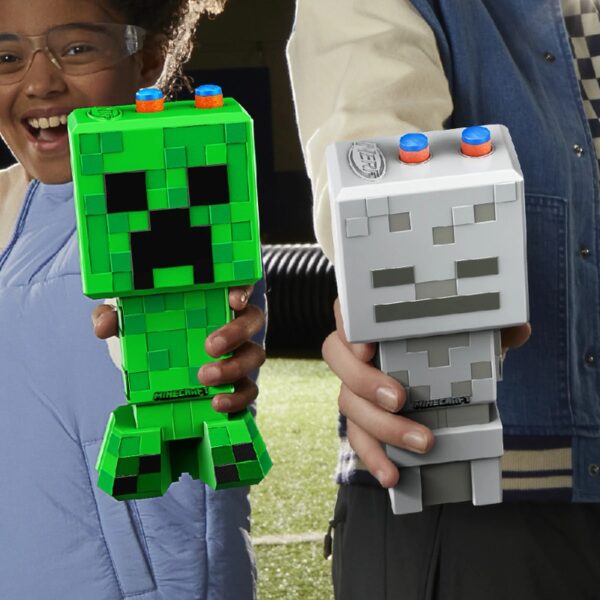 Minecraft Creeper & Skeleton Mob 2-Blaster Pack, 8  N1 Darts, Use Only with  N Series