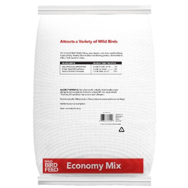 (2 pack) Economy Mix Wild Bird Feed, Value Bird Seed Blend, Dry, 20 lb. Bag