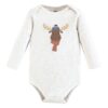 Cotton Long-Sleeve Bodysuits, 5-Pack, Newborn- 24 Months