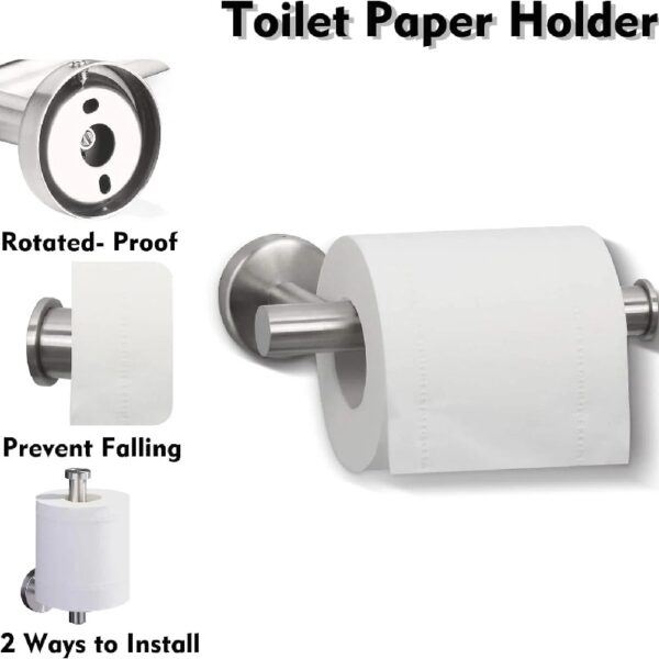 Bathroom Hardware Set, 7 Pieces Bathroom Accessories Set Includes 24