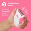 (3 pack) Electric Shaver, Female Electric Shavers, Battery Operated, Color and Pattern May Vary