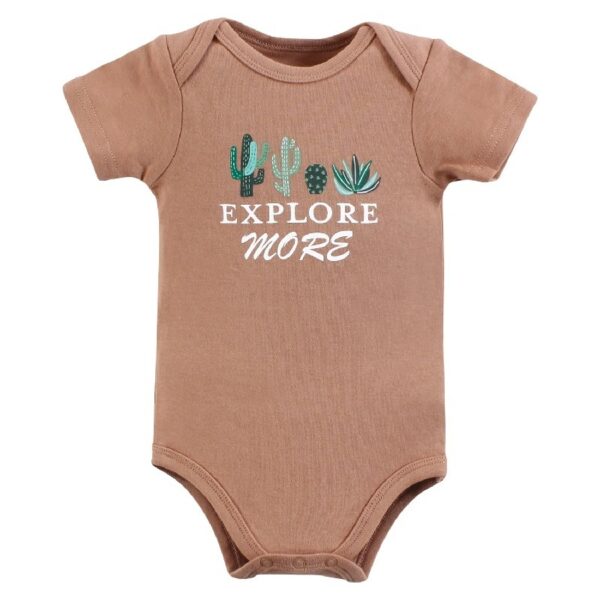 Short Sleeve Bodysuits, 5-Pack, Newborn- 24 Months