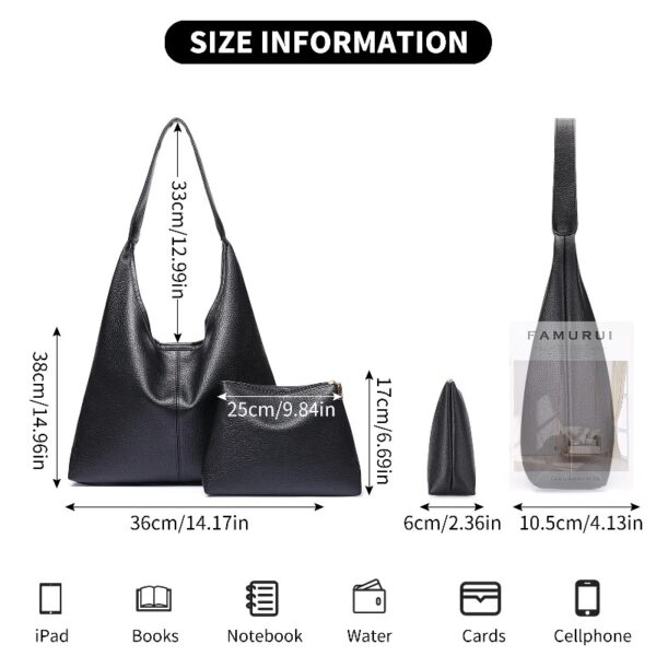 Sendfen Handbags for Women Shoulder Bags Tote Satchel Hobo 4pcs Purse Set