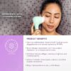 NOVA: Sonic Facial Cleansing, Exfoliating, Serum Infuser Device with Antimicrobial Brush Bristles