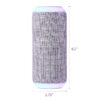 onn Medium Rugged Speaker with Bluetooth Wireless Technology and LED Lighting, Navy