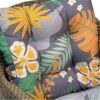 42” x 21” Hawaii Back Chair Outdoor Seating Cushions, Durable Polyester