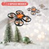 V8c Drone with 720P HD Camera for Adults and Children FPV Real-Time Video, 2 Modular Batteries and Storage Bag, Orange