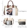 d4ccd17a08de45af9cc5b32d017883e6 Women's 3Pcs Purse Handbag Shoulder Bag Tote Satchel Hobo Bag Briefcase Work Bag for Ladies