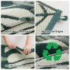 Outdoor Rug Carpet 5'x8' Waterproof Reversible Patio Rug Portable Indoor Outdoor Rug Plastic Straw Rug for Beach RV Camping Garden Picnic Deck Backyard Porch Decor Black