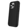 Rugged Phone Case with Holster for iPhone 16 Pro Max - Black