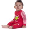 Dr.Seuss Baby Boy Grinch Printed Coverall, Sizes 0-24 Months