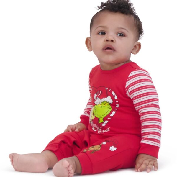 Dr.Seuss Baby Boy Grinch Printed Coverall, Sizes 0-24 Months