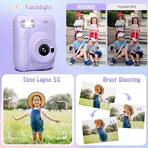 Instant Print Camera for Kids, 3.0