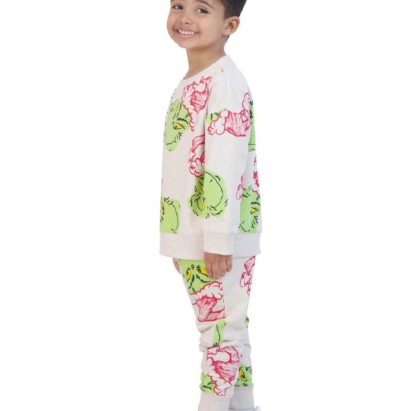 The Grinch Toddler Printed Sweatshirt and Jogger Set, Sizes 2T-5T