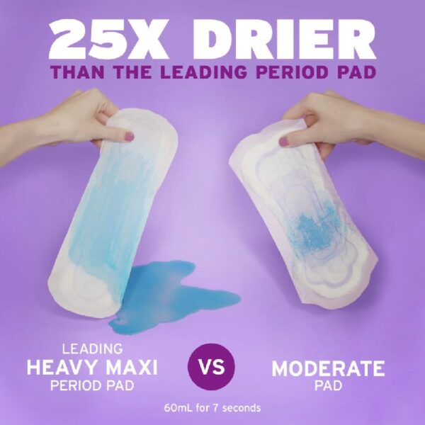 Incontinence Pads for Women, 6 Drop Ultimate Absorbency, Regular Length, 56 Count