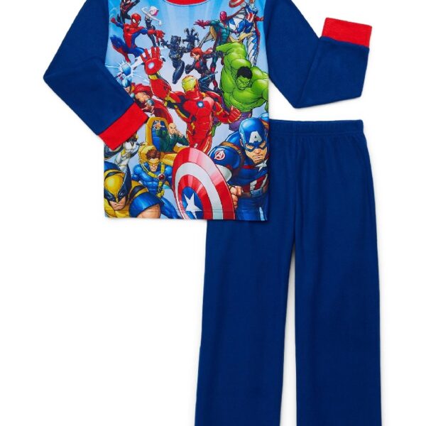 Spiderman Boys Long Sleeve Top and Pants Pajama Set, 2-Piece, Sizes 4-12