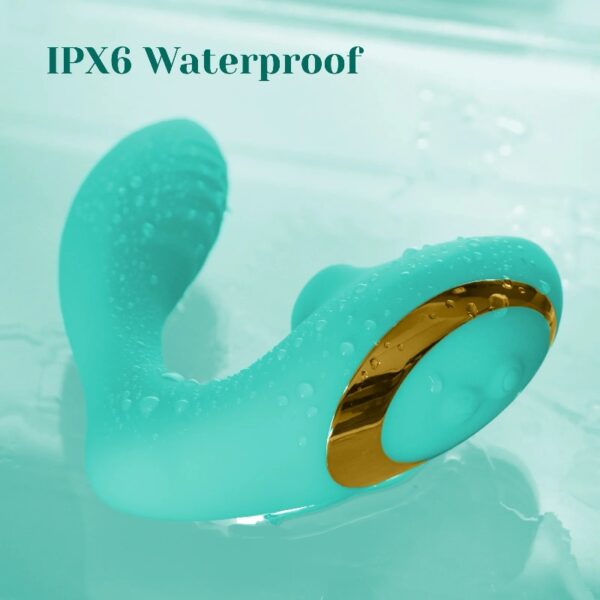 Clitoral Sucking Vibrator Massager, G Spot Stimulator with 10 Suction and Vibration Patterns, Adult Sex Toys for Women, Teal (OG Pro 2)