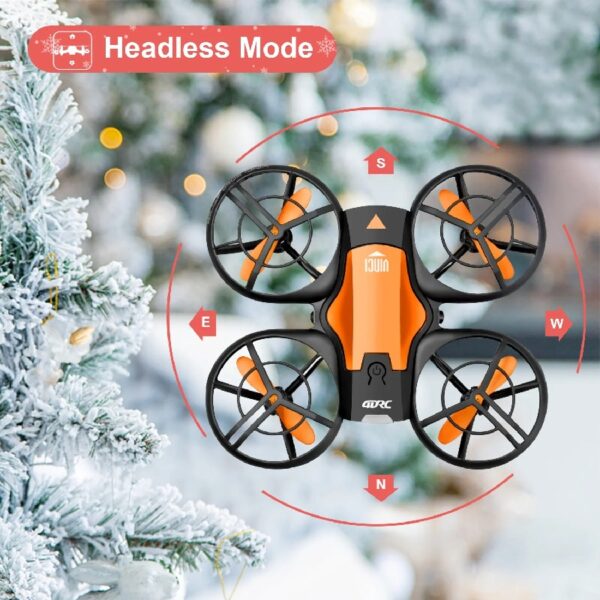 V8c Drone with 720P HD Camera for Adults and Children FPV Real-Time Video, 2 Modular Batteries and Storage Bag, Orange