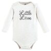 Cotton Long-Sleeve Bodysuits, 5-Pack, Newborn- 24 Months