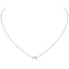 Dainty Heart Necklace Sterling Silver Charm Necklace Pendant Jewelry Gift for Women Mom