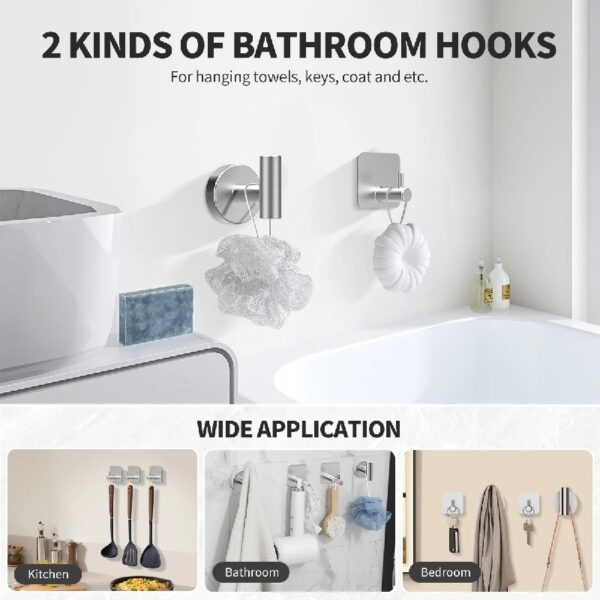 Bathroom Hardware Set, 7 Pieces Bathroom Accessories Set Includes 24