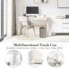Bathroom Accessories Sets 6 Piece Bath Ensemble Includes Soap Dispenser, Toothbrush Holder, Toothbrush Cup, Soap Dish for Decorative Countertop and Housewarming Gift, Dark Blue