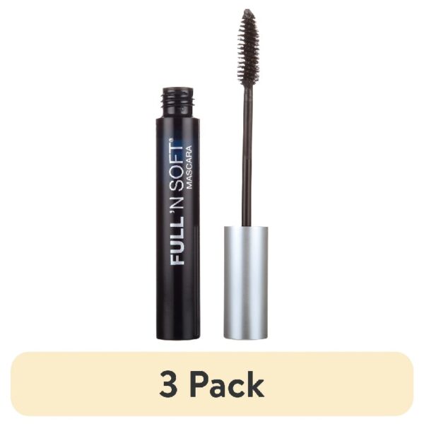 (3 pack) Full 'N Soft Washable Mascara, Very Black, 0.28 fl. oz.