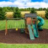 Premium Brown Rubber Mulch Nuggets, 0.8 cu ft