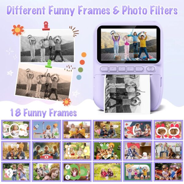 Instant Print Camera for Kids, 3.0